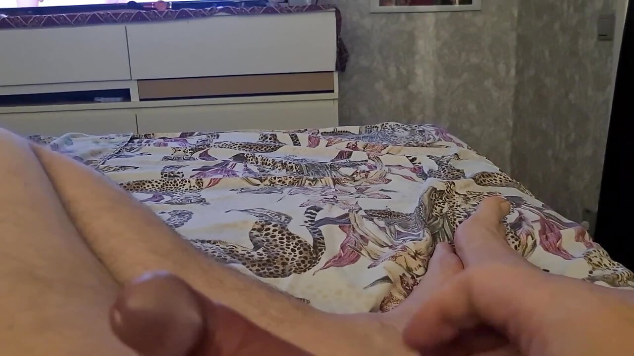 I Love Playing with My Stiff Cock Waiting for a Wet Hole