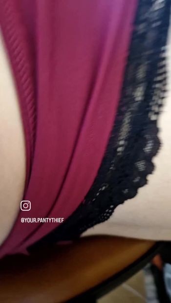 Naughty submissive boy has vibrator and panties