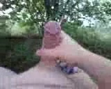 Cum in Public: At a road