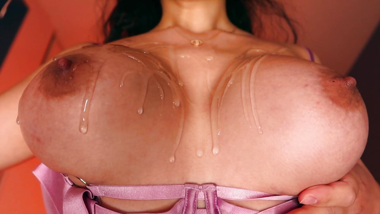 POV Roleplay Cum on Stepmommy's Tits
