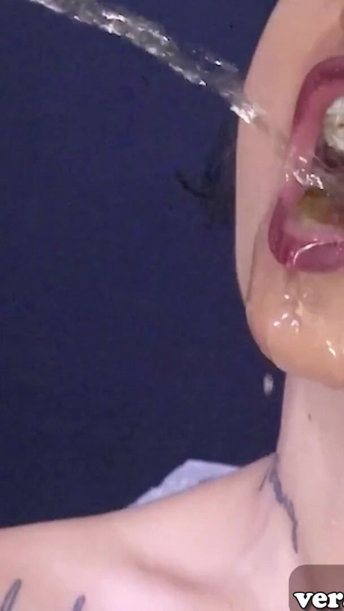 German submissive skinny model get anal and piss from photographer | Clip 3