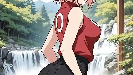 Gadis anime dan game menari