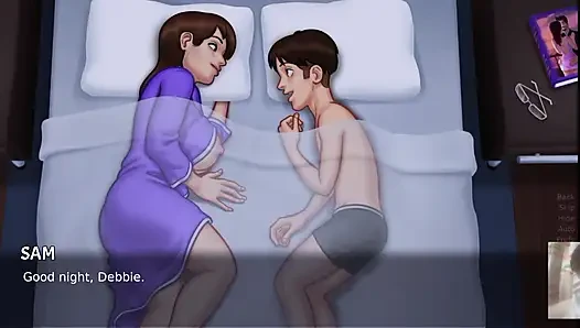 MILF Step-Mom didn't expected this!!Big boobed step mom got fucked in the bed at night