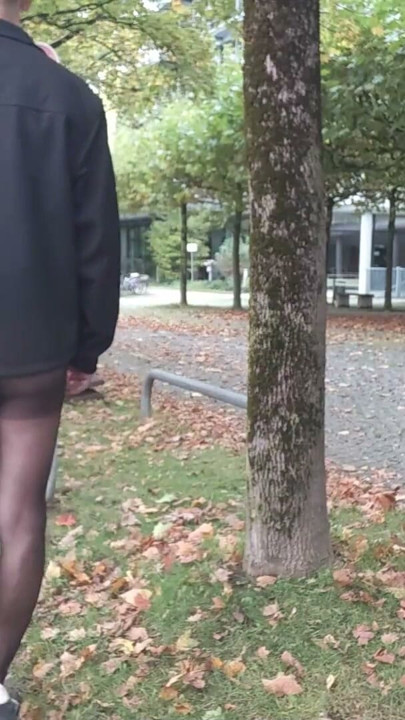 Black transparent womans tights | Clip 3