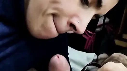 Quickie! Cum on Her Favorite Chocolate!