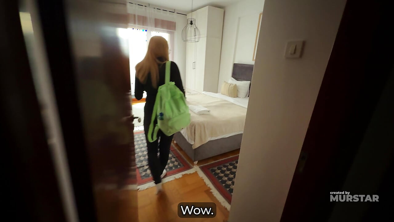 Blonde Step Mom's Massive Tits Rub Against My Cock as We Wake Up Together