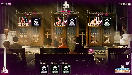 Sisters in Sin Gameplay Part 19 – Helga Caught Fingering in Front of the Altar
