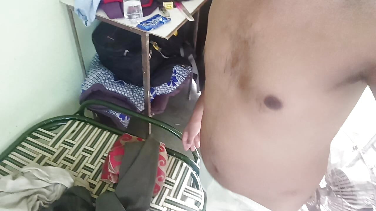 Waking up in the morning and massaging my penis.
