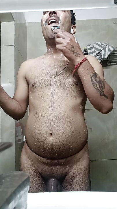 Indian Desi Rajasthani man enjoy shower and masterbation show with uncle police officer uncle and army officer uncle