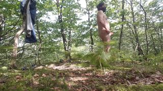 Cum in the forest