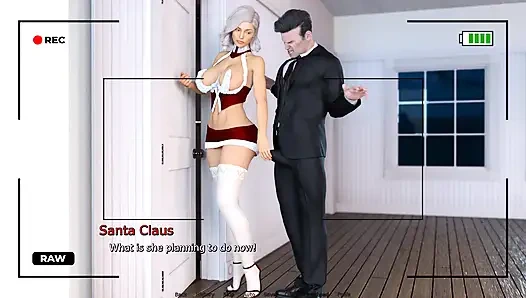 Laura Рождество 2025: Куколд Санта-Клаус наблюдает за своей неверной женой сексуальными делами в канун Рождества - эпизод 2