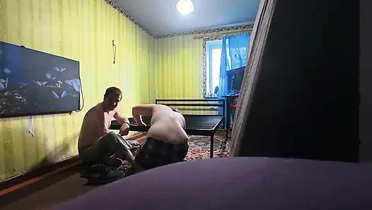 Behind the scenes, uncut. We're building a new sex bed