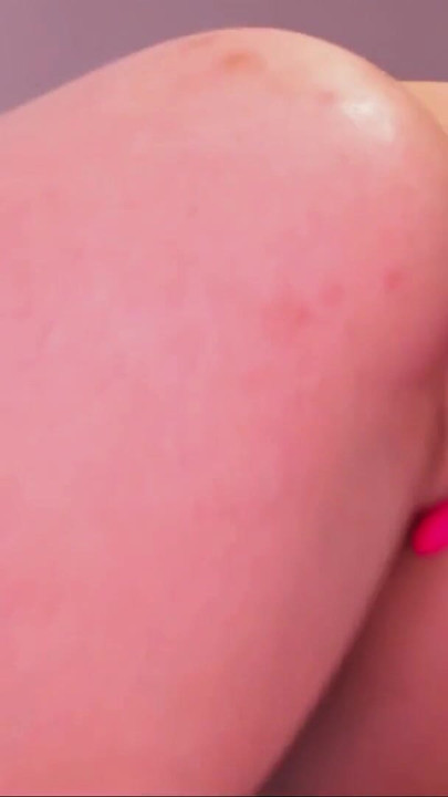 Teen Bitch Fucks HARD Her Little Ass with Huge Anal Beads and Dildo. | Clip 1