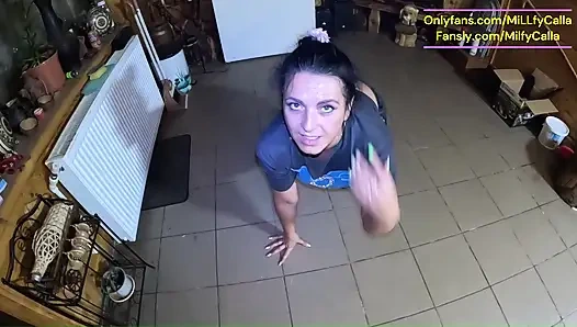 Cigar-Fetish Goddess Leather, Spit, Dildo JOI and Pussy Smoking Play