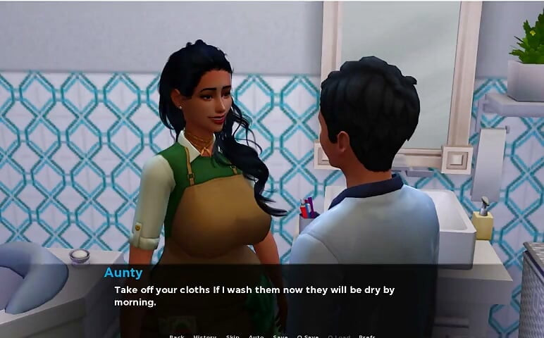 Insimology - Gameplay - Roleplay - Indian Aunty Loves to Sex with Teen Boy