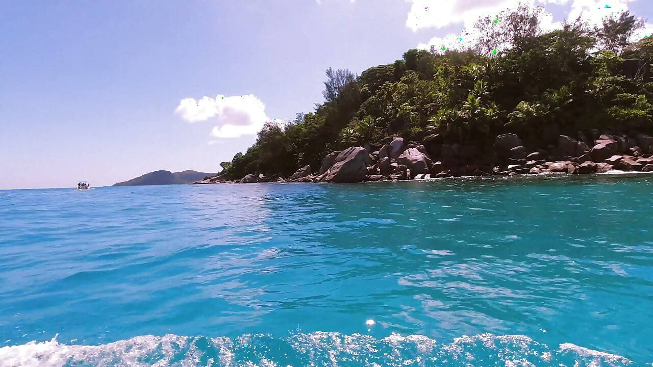 Risky beach sex paradise island