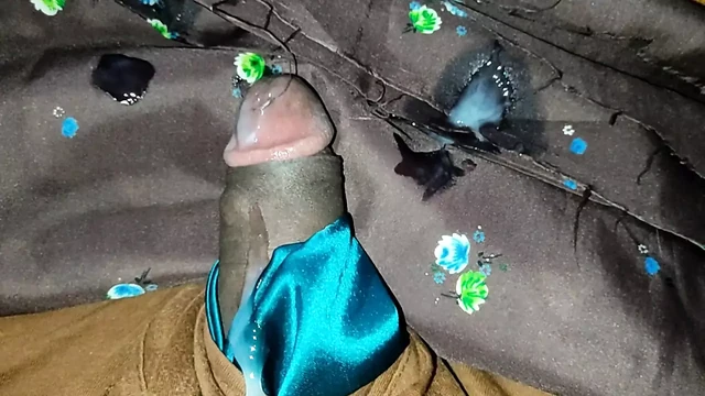 Satin silk handjob porn - Brown saree handjob of chachi (106)