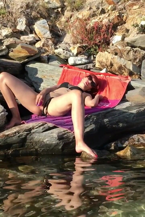 Masturbation on the Beach