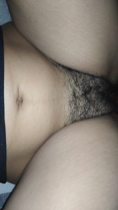 A pretty latin hairy pussy - homemade