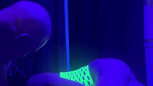 Sneaking Slut Takes Huge Cock