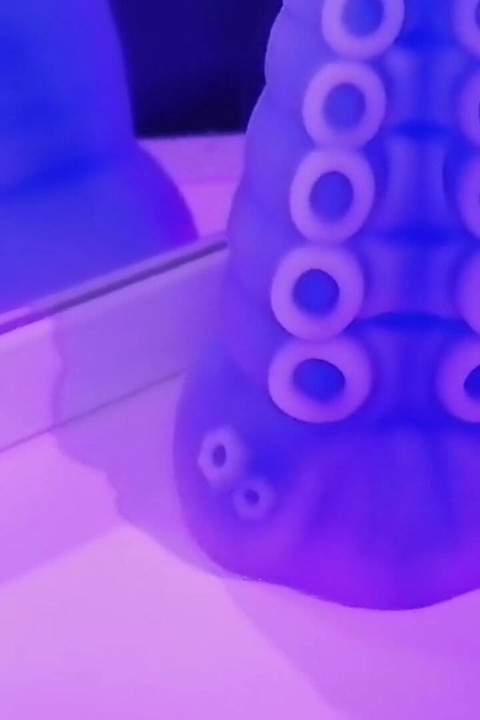 Mirror Fantasy World with Octopus Dildo