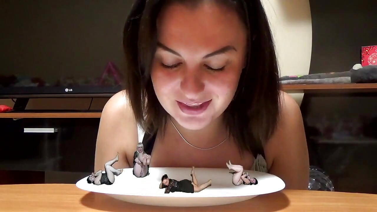 Voi mânca 4 fete! Mmm, delicios!