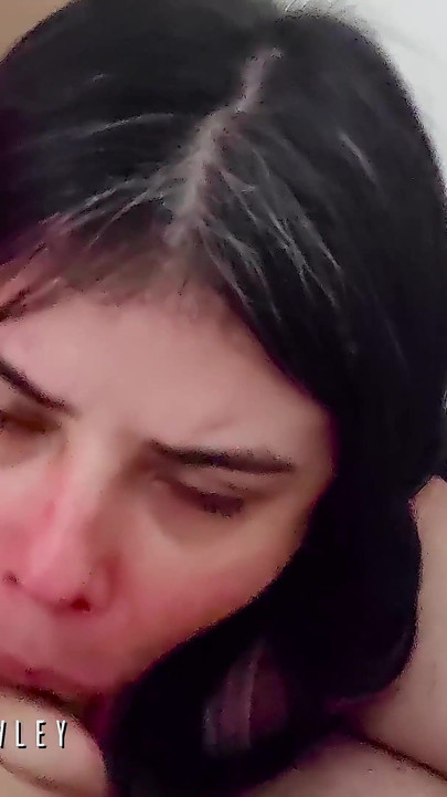 Sneaky Blowjob in the Studio - Deepthroat, Saliva and Big Tits in a See-through Dress - Selena Vega