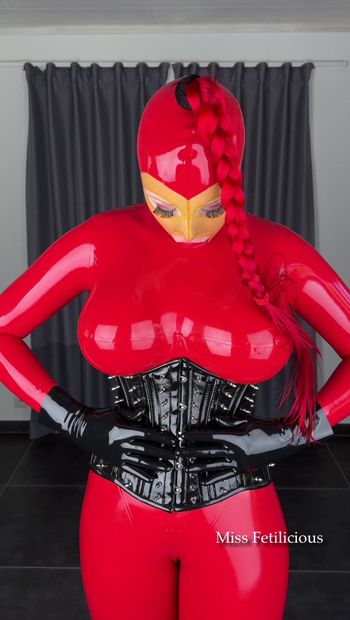 Friday is Time to dress up in full latex