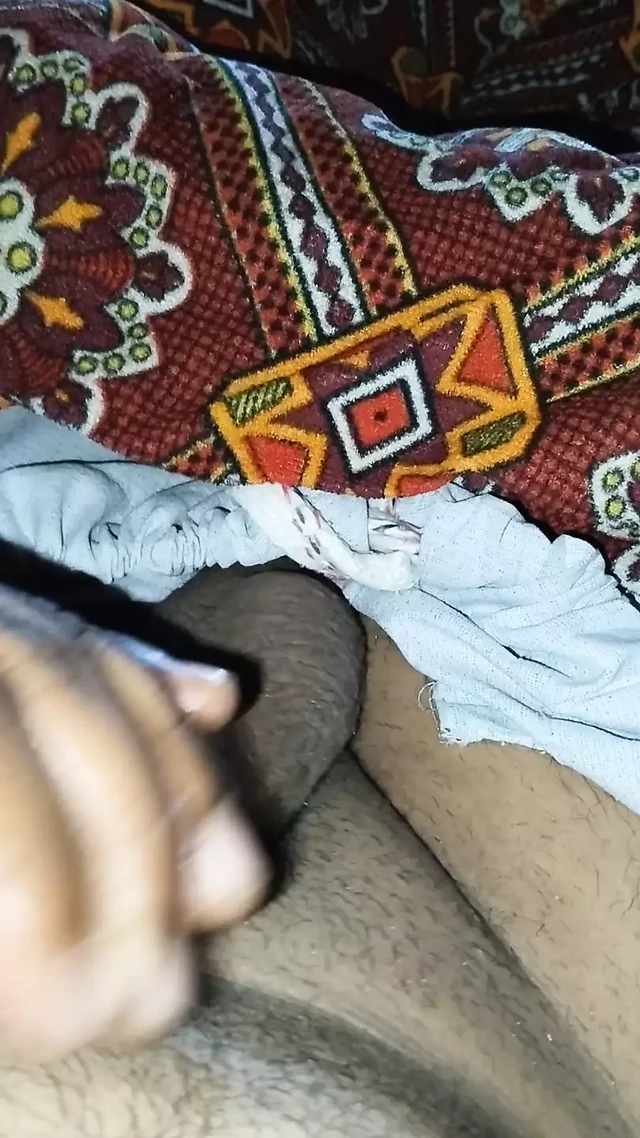 Zaheer bull masturbation on. Bed  night time
