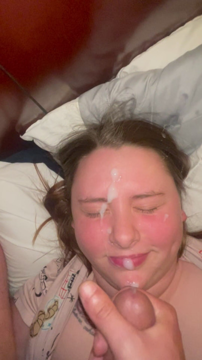 she gets a facial