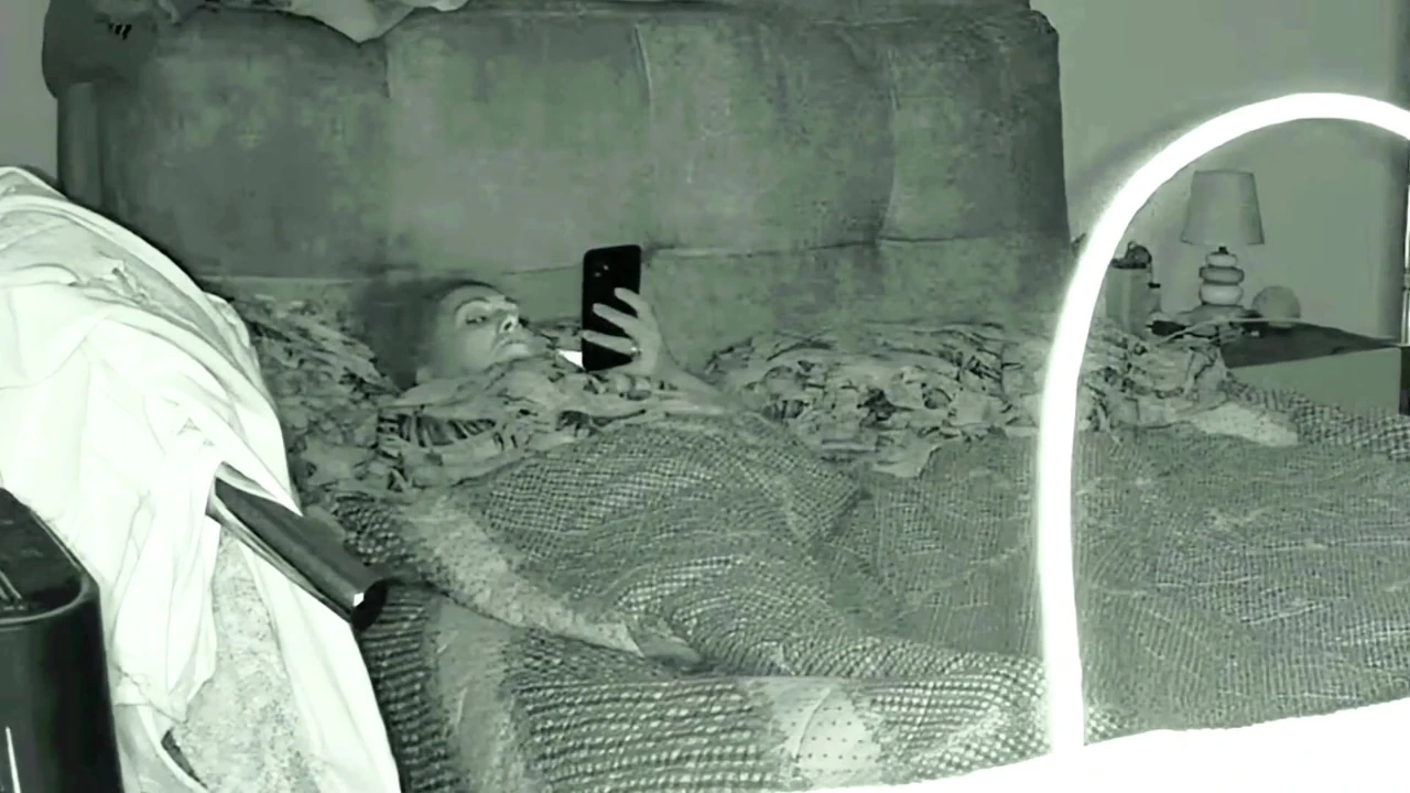 Wife Caught Chatting While Masturbating