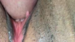 Fucking my wifes pussy up close