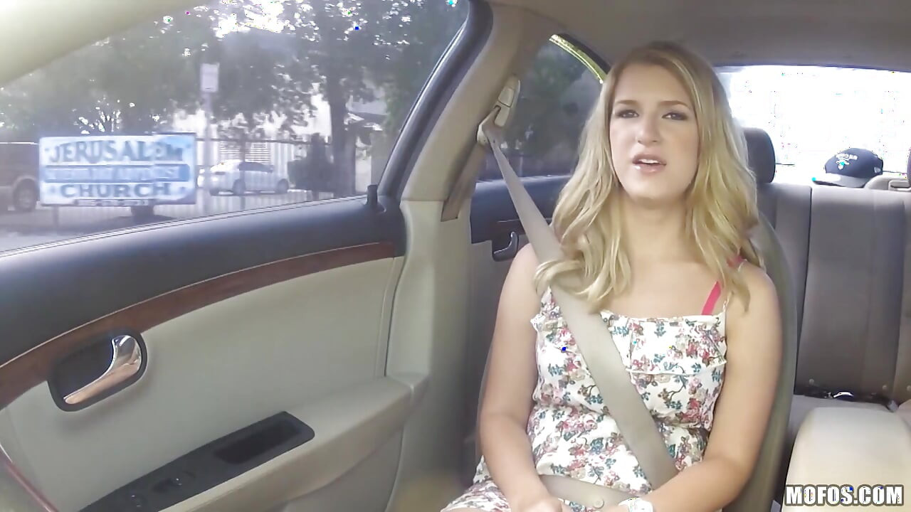 Stranded Teens - Hungry Blonde Dixie Belle Bounces on Bruno Cock After a Gas Station Bathroom Pickup
