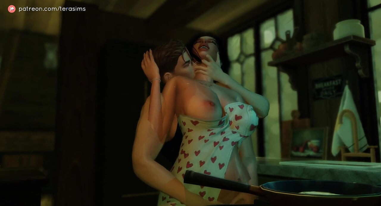 Sims 4 - ฉันเย็ดแม่น่าเย็ดสุดฮอตของเพื่อนสนิท, หนังโป๊ 3 มิติ