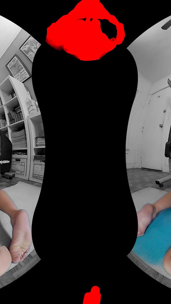 Iconic moment from "PassthroughVR After Intense Workout Veronica Rodriguez Needs Some Sexual Healing With Her Big Sex Toy"
