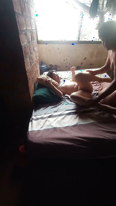 My stepdad licks my pussy before fucking me hard in his wife's bed, stepdaughter won't stop moaning