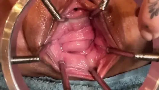 Erkundung meines gebärmutterhalses mit ton und fingern