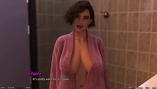 Заземленная в космосе 185 - мачеха пробует мой большой белый член, и она обожает это