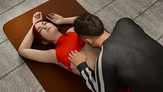 Fucked the yoga teacher on the pretext of learning yoga