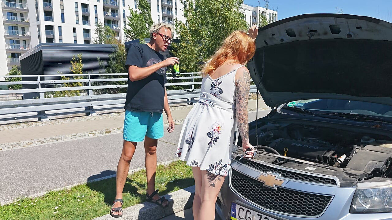 My Car Broke Down. a Stranger Fixed It in Exchange for a Blowjob and Sex.