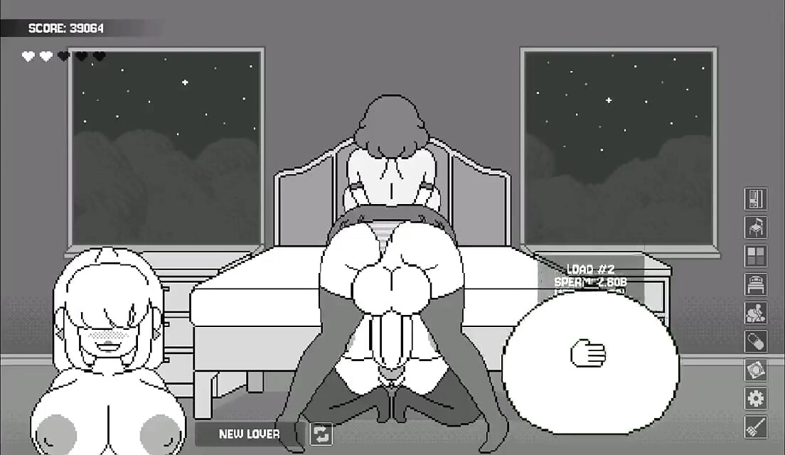 The most crazy futanari game - wife's bedroom gameplay