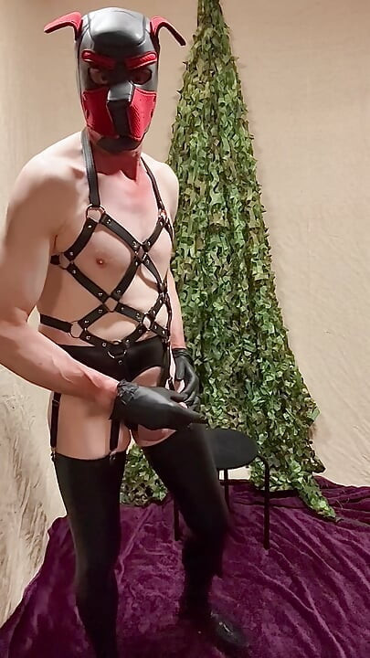 Mature Man Has Big Erection And Tight Balls