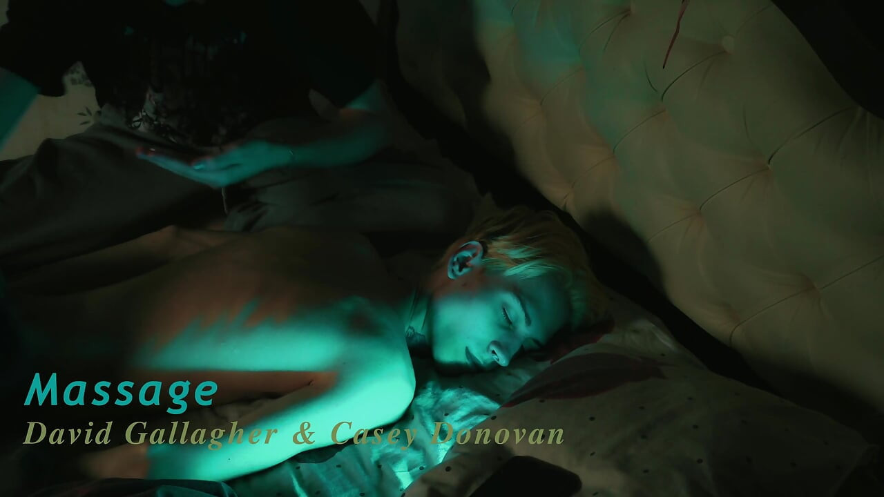 Massage. David Gallagher & Casey Donovan