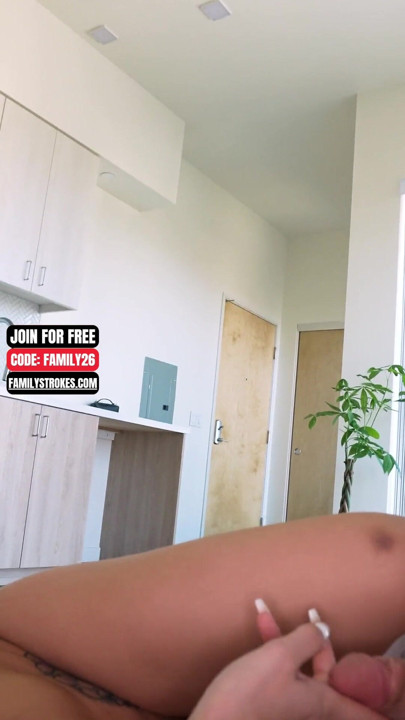 Brunette Nicole Loves How Hard Stepdad Fucks When He Finally Gives In