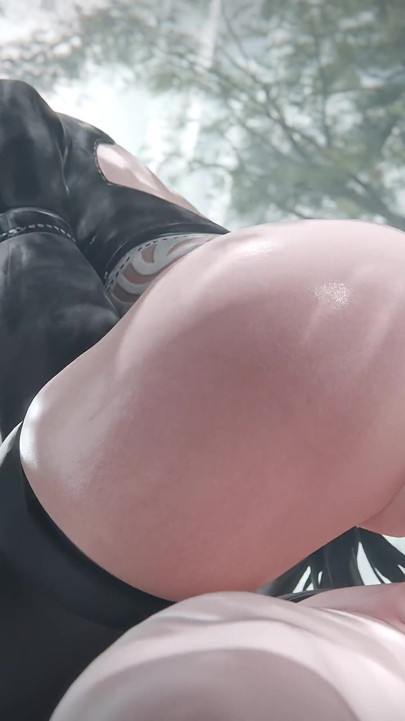 2b Cowgirl in Town with Creampie Dripping Wet Pussy & Risky Outdoor Fuck 3D Porn
