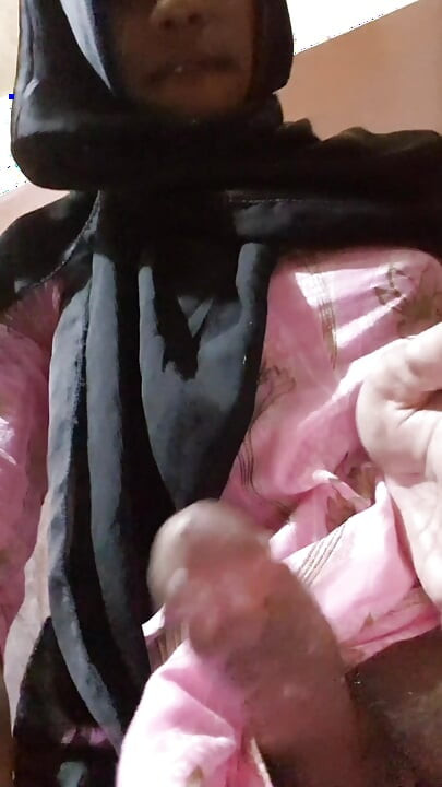 Asian sissy hijabi masterbation  fingering and spitt fetish