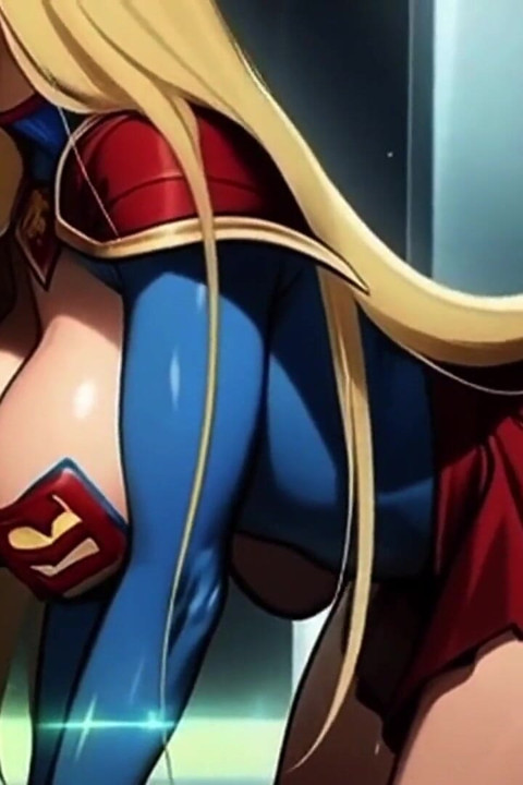 Supergirl en gangbang y penetrada con kriptonita