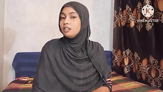 Hotel Desi Bengali vabi sex in hijab beautiful face and fucking and hard core
