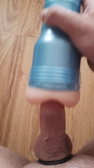 Fleshlight divertido con mucho semen