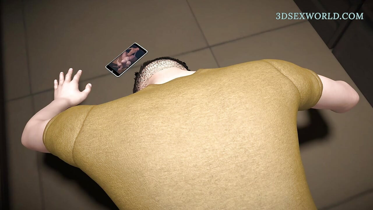 Crazy Threesome: Chubby Stepmom x BWC Stepson x BBC Neighbour (3D Animation)